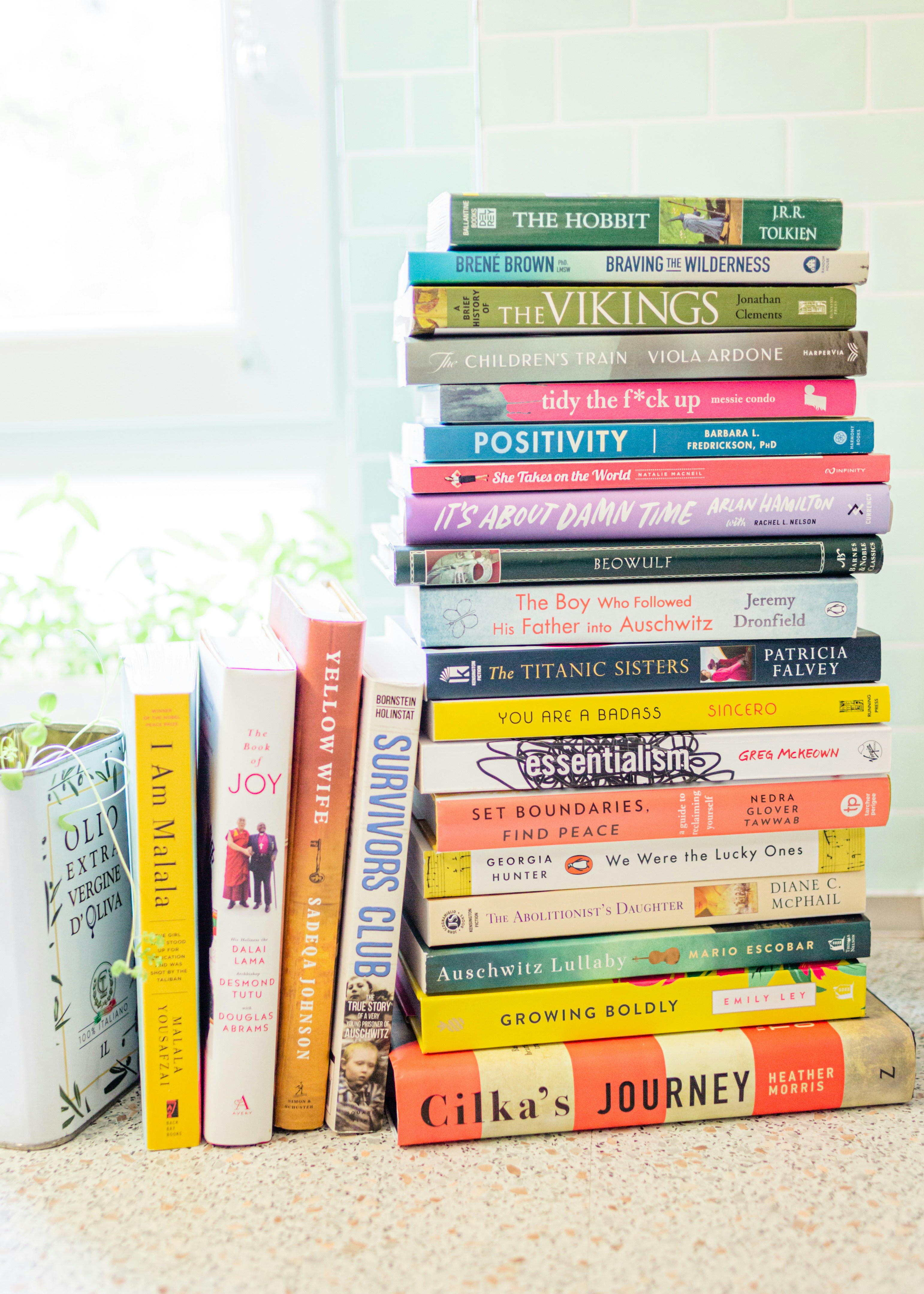 stack of books